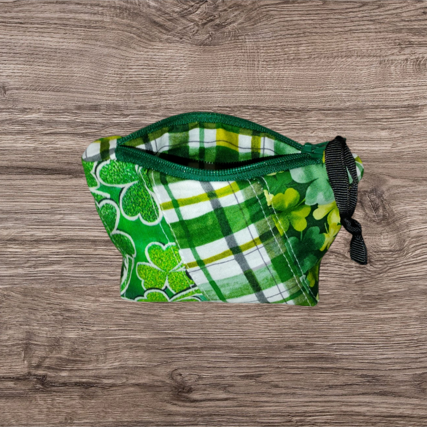 St Patrick's Day - Fabric Quilted Coin Pouch or Coin Purse