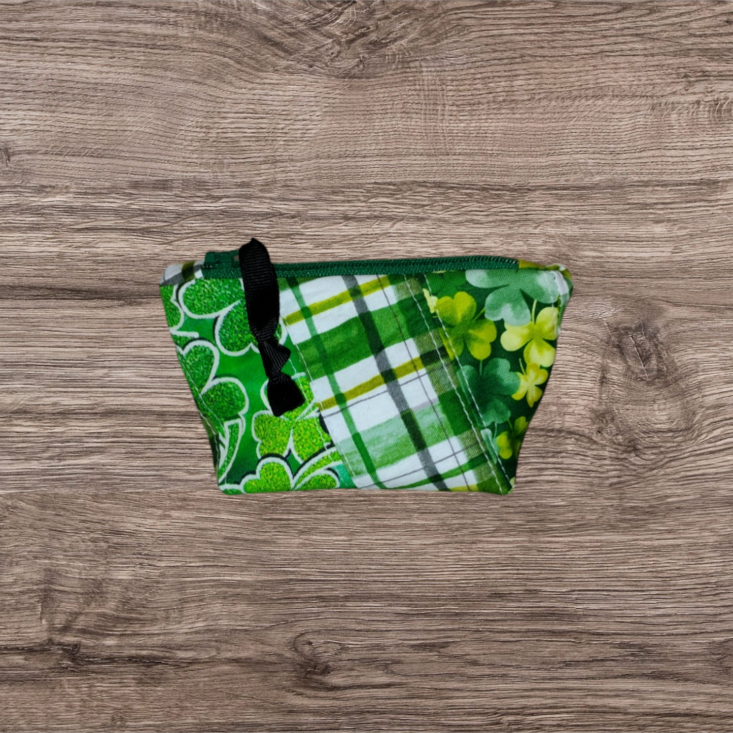 St Patrick's Day - Fabric Quilted Coin Pouch or Coin Purse